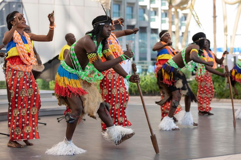 جانب من احتفال تشاد بيومها الوطني في إكسبو دبي