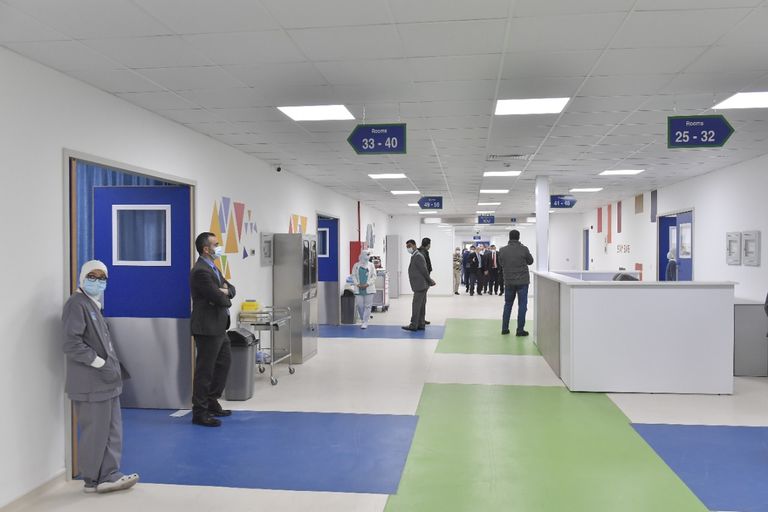 مركز الشيخ محمد بن زايد آل نهيان الإماراتي - اللبناني الاستشفائي لعلاج مرضى كورونا