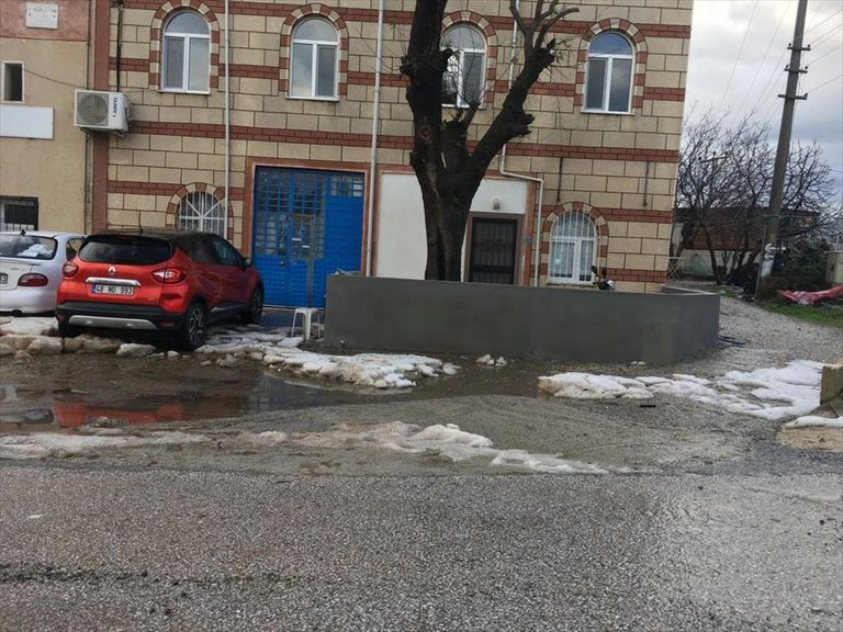 تداعيات الأمطار بإحدى مناطق الولاية التركية