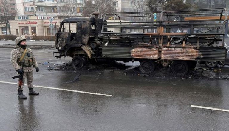إجراءات مشددة في كازاخستان عقب الاحتجاجات-رويترز
