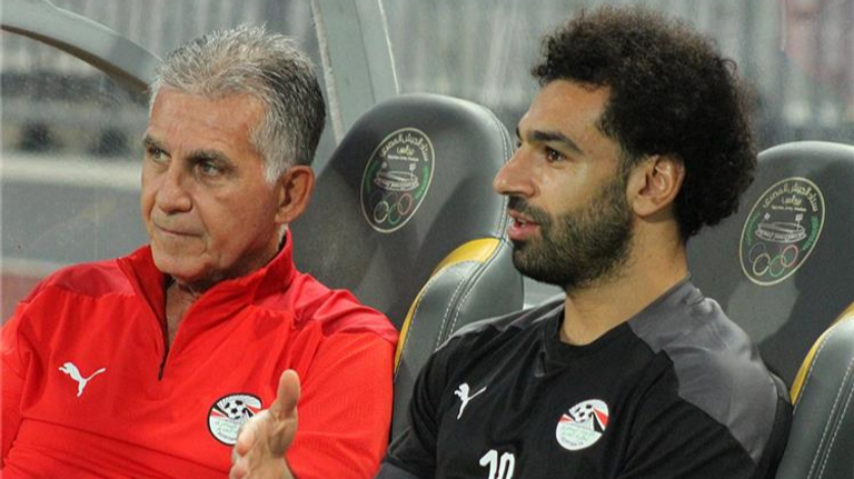 محمد صلاح وكارلوس كيروش