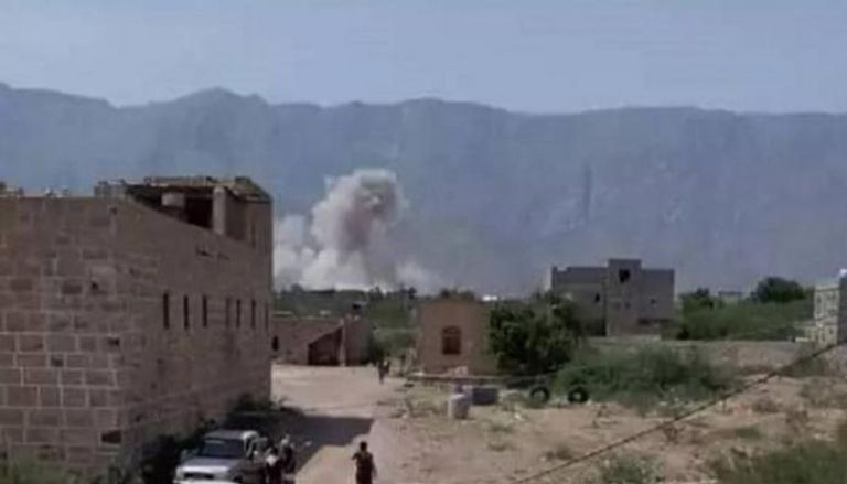 قصف حوثي سابق لمنازل المدنيين في اليمن - أرشيفية
