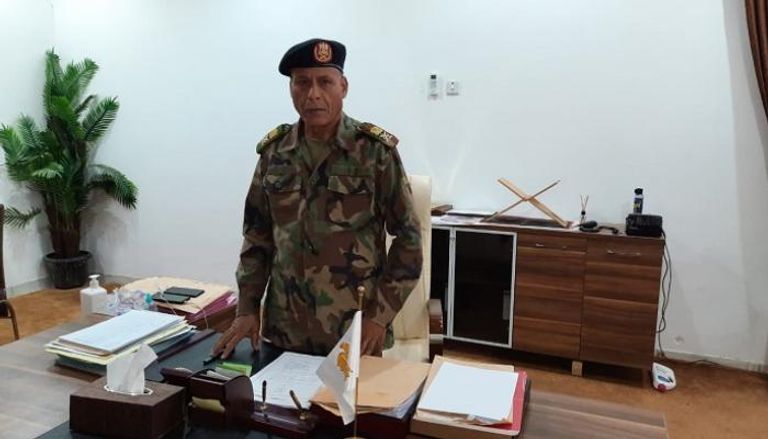 قائد عمليات الجيش الوطني الليبي بالمنطقة الجنوبية اللواء مبروك سحبان
