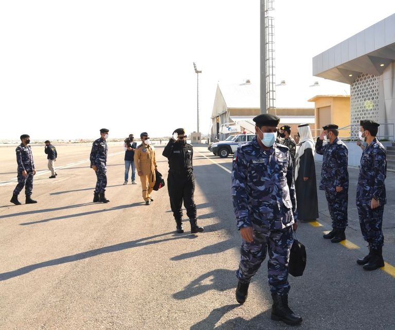 القوة الشرطية الإماراتية بعد وصولها إلى السعودية - وام