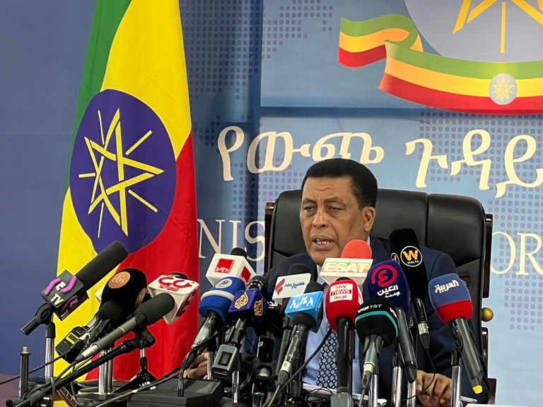 المتحدث الرسمي باسم الخارجية الإثيوبية السفير دينا مفتي