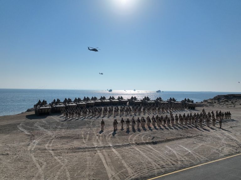 جانب من ختام تمرين