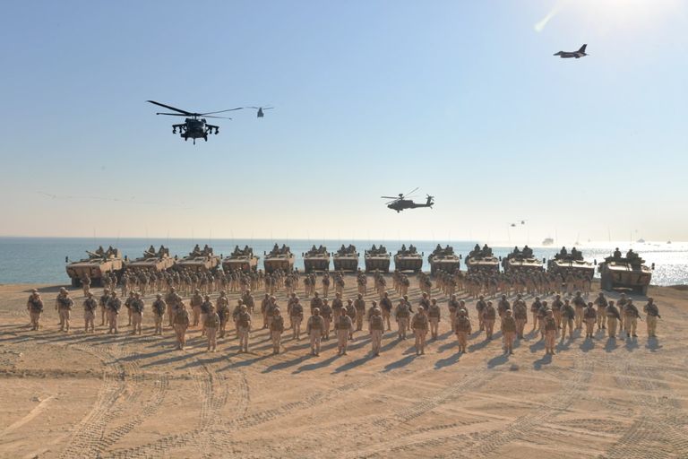 جانب من ختام تمرين