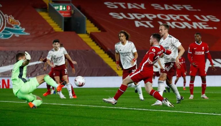 مباراة أرسنال وليفربول