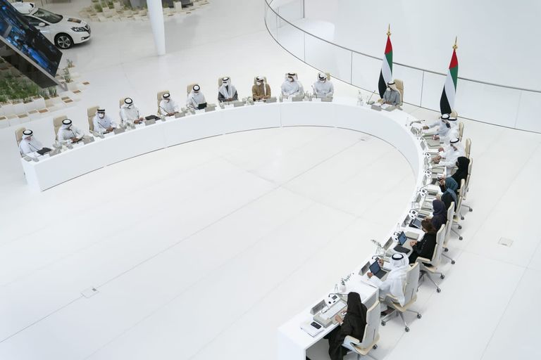 الاجتماع الأول لمجلس الوزراء في العام الجديد وفي الخمسين الجديدة الشيخ محمد بن راشد آل مكتوم