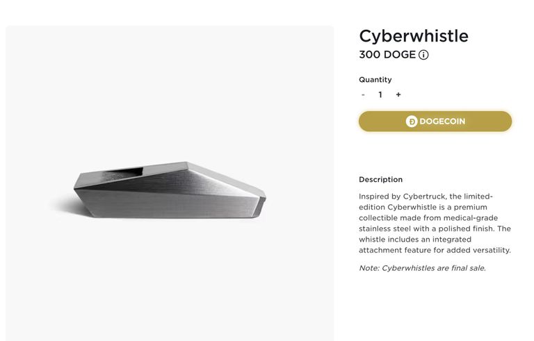 تسلا تبيع بعض منتجاتها بعملة دوجكوين