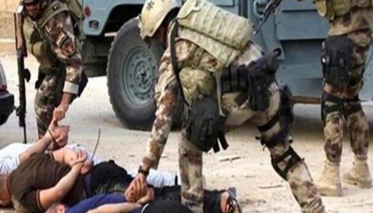 عناصر من تنظيم داعش في قبضة الأمن العراقي