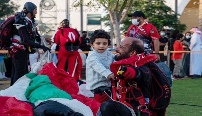 الإنزال المظلي الخليجي في إكسبو 2020 دبي