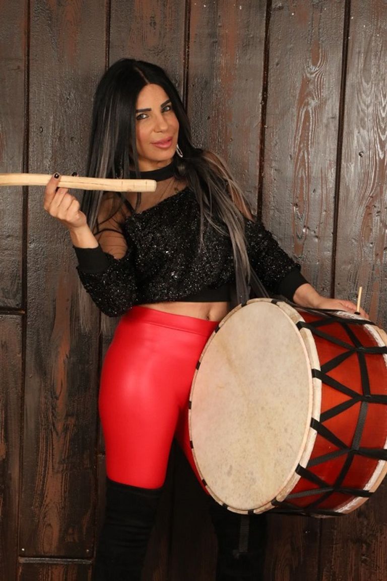 عازفة الإيقاع اللبنانية كريستينا عيد