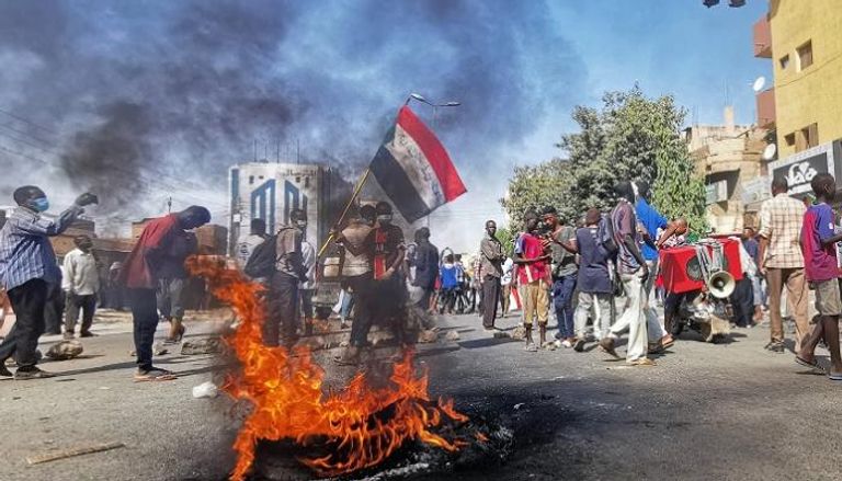 أعمال عنف باحتجاجات سابقة في السودان - أ.ف.ب