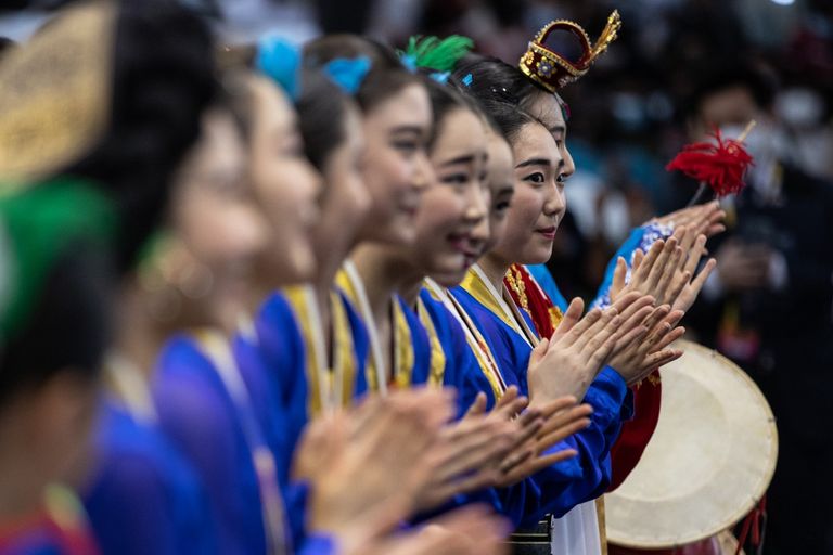 رئيس كوريا الجنوبية يحضر احتفالات بلاده باليوم الوطني في إكسبو 2020 دبي بحضور رئيسها.. كوريا الجنوبية تحتفل بيومها الوطني في إكسبو 2020 دبي