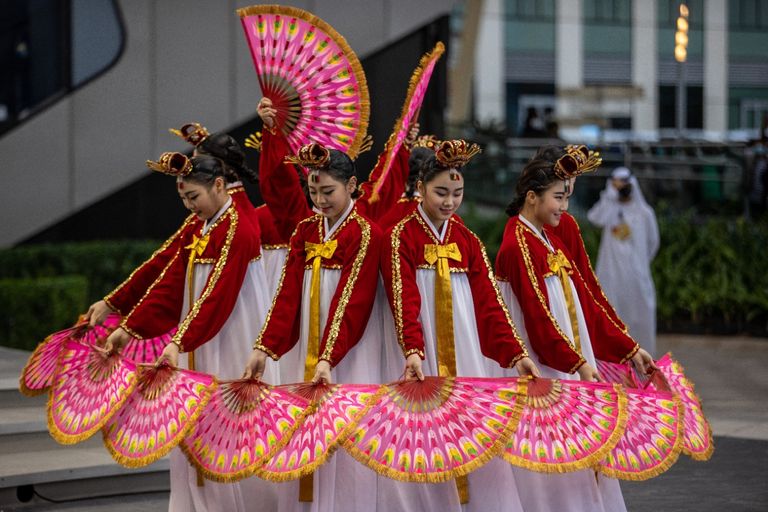 رئيس كوريا الجنوبية يحضر احتفالات بلاده باليوم الوطني في إكسبو 2020 دبي بحضور رئيسها.. كوريا الجنوبية تحتفل بيومها الوطني في إكسبو 2020 دبي