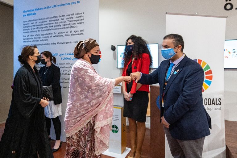 إكسبو دبي.. نائب الأمين العام للأمم المتحدة تفتتح بوابة الاستدامة