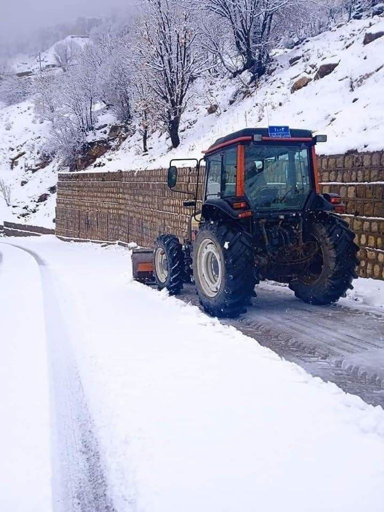 الثلوج تغطي مناطق العمادية في كردستان العراق