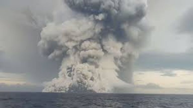 ثوران بركان هونجا تونجا