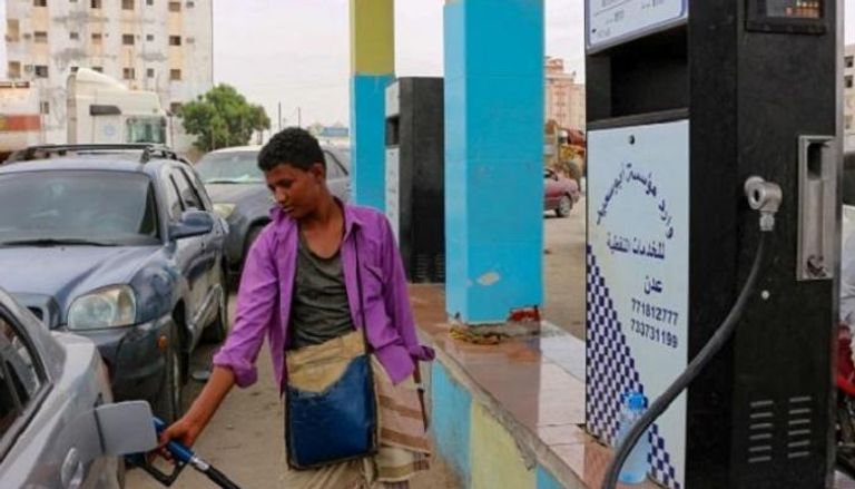 محطة وقود في عدن