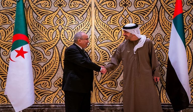 الشيخ عبدالله بن زايد آل نهيان وزير الخارجية والتعاون الدولي ورمطان لعمامرة