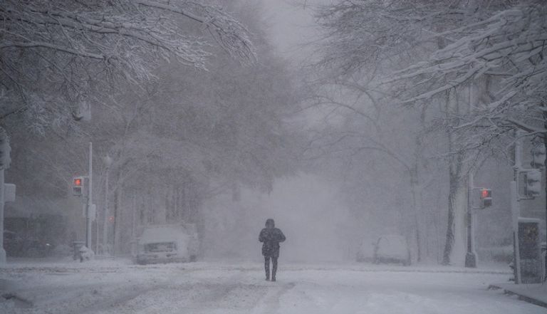 عاصفة ثلجية جديدة في شرق أمريكا- أرشيفية