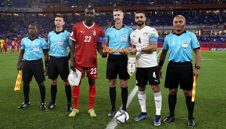 مصر ضد السودان في كأس العرب 2021