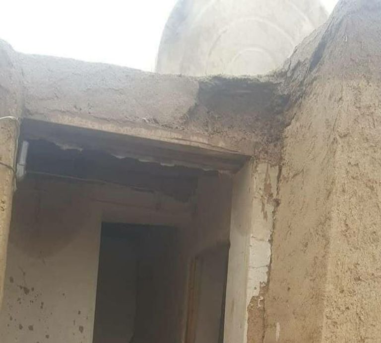 جانب من الدمار الذي خلّفه الزلزال