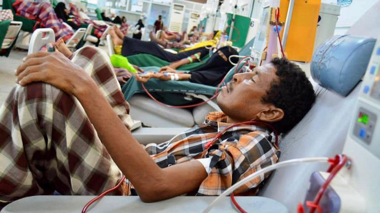 مرضى بالفشل الكلوي في اليمن