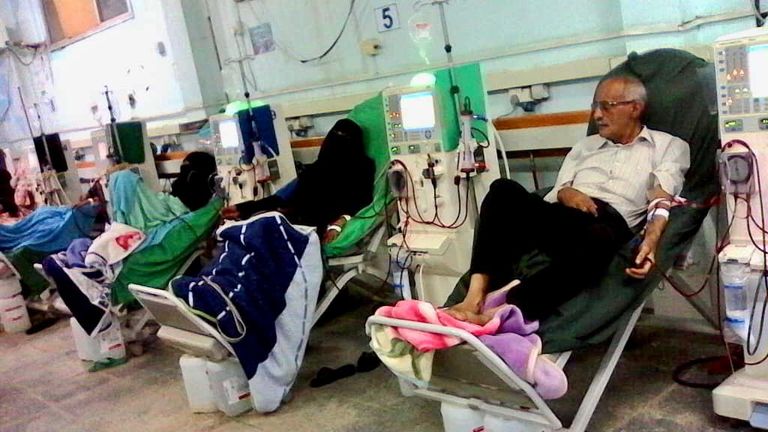 مرضى بالفشل الكلوي في اليمن