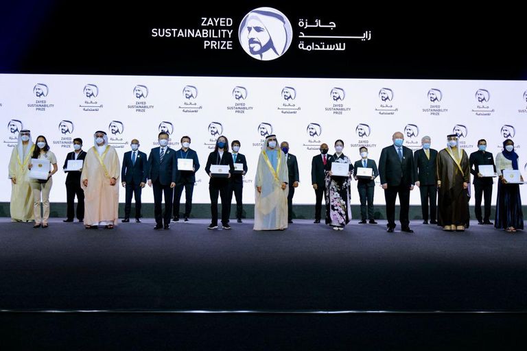 إعلان الفائزين بجائزة زايد للاستدامة ضمن فعاليات أسبوع أبوظبي