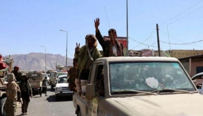 قوات من ألوية العمالقة خال المعارك مع الحوثيين