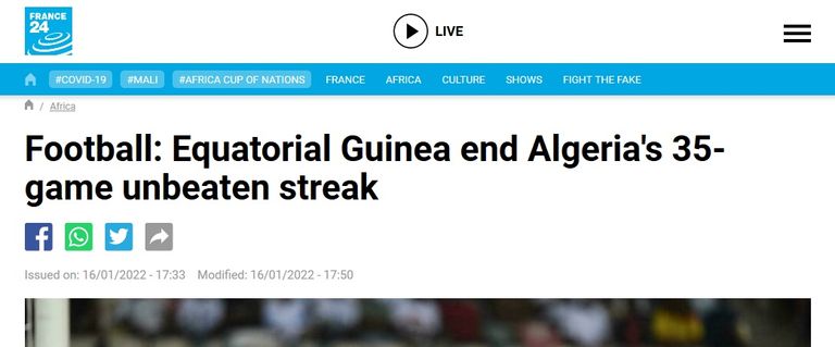 فرانس 24 حسرة الجزائر