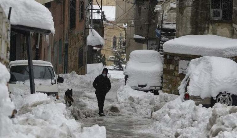 العاصفة هبة في لبنان لبنان يتعرض لموجة برد شديدة خلال الساعات المقبلة - أرشيفية