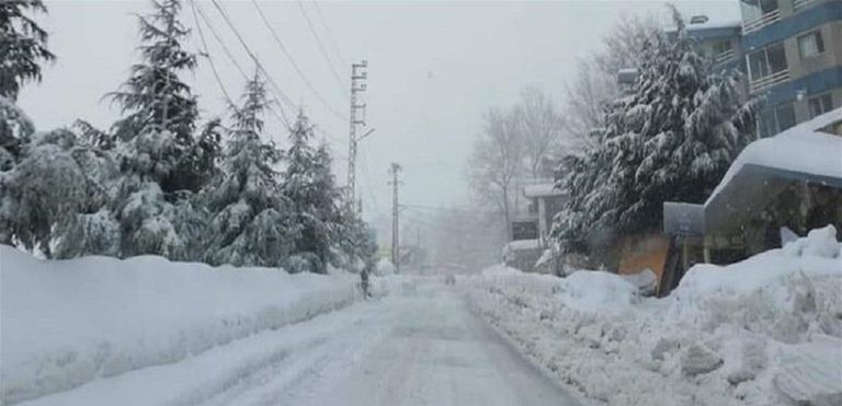 العاصفة هبة في لبنان لبنان يتعرض لموجة برد شديدة خلال الساعات المقبلة - أرشيفية