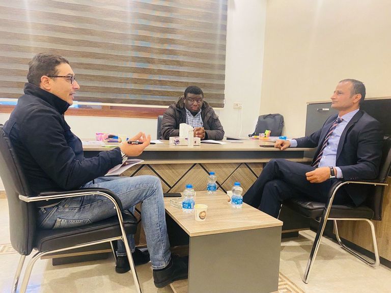 اللافي يناقش ملف المهجرين