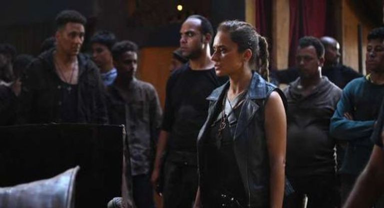 مشهد من مسلسل الجسر الملصق الرسمي لمسلسل الجسر