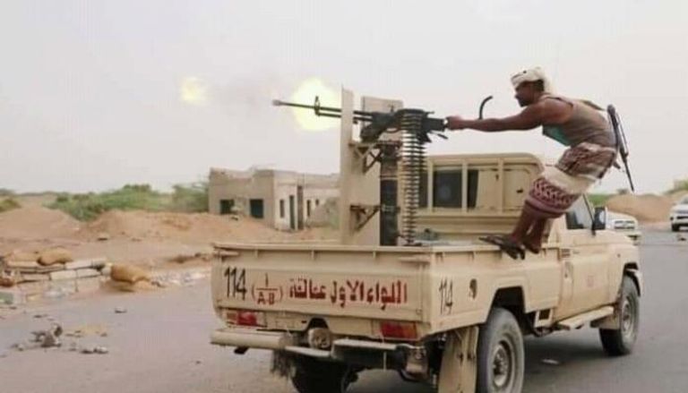 مقاتل بألوية العمالقة الجنوبية في اليمن