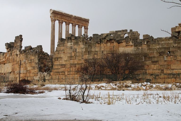 العاصفة هبة في لبنان العاصفة هبة في لبنان
