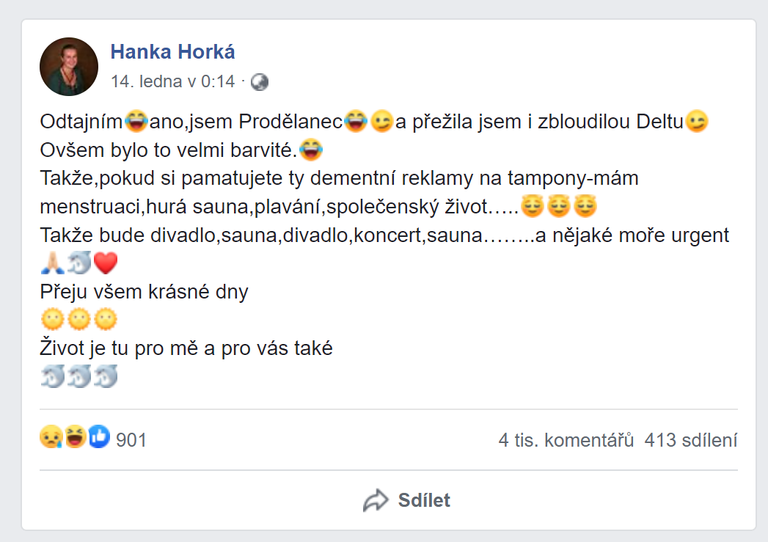 المغنية التشيكية هانا هوركا