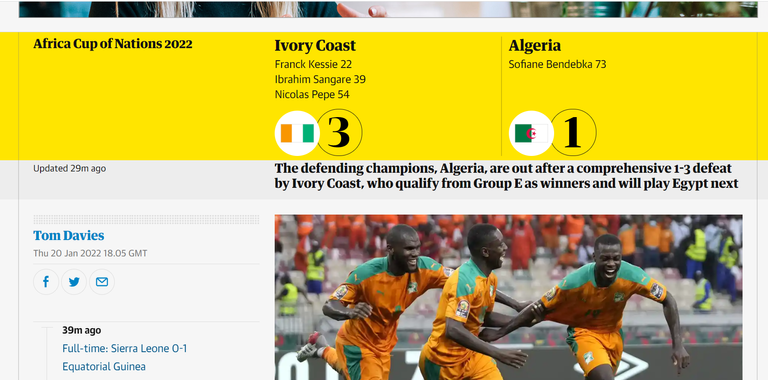 منتخب الجزائر