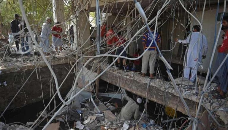 أضرار تفجير سابق في باكستان "أرشيفية"