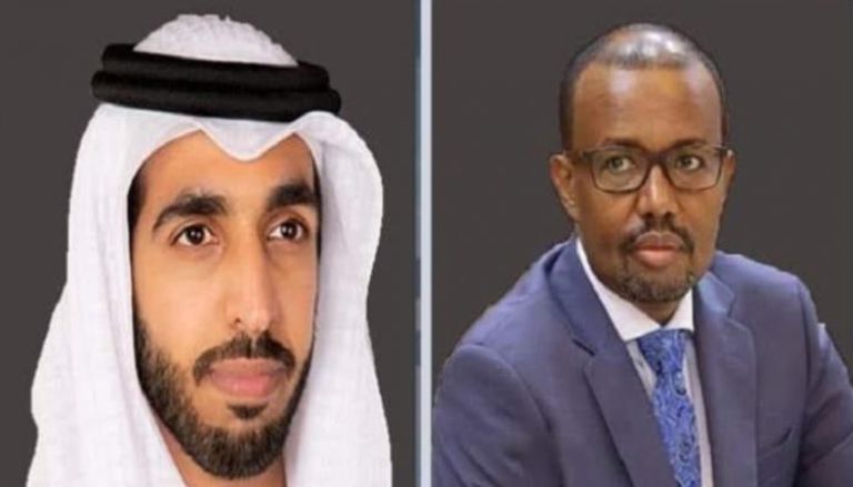 الشيخ شخبوط بن نهيان آل نهيان ووزير الخارجية الصومالي