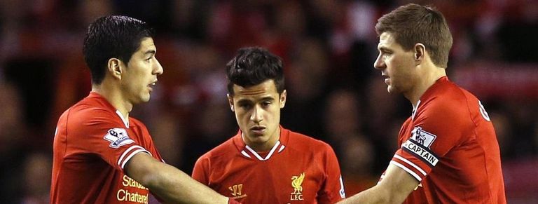 سواريز وكوتينيو وجيرارد فيليبي كوتينيو وجيرارد