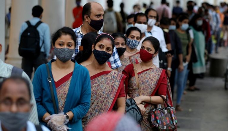 اختبار كورونا في الهند- أرشيفية