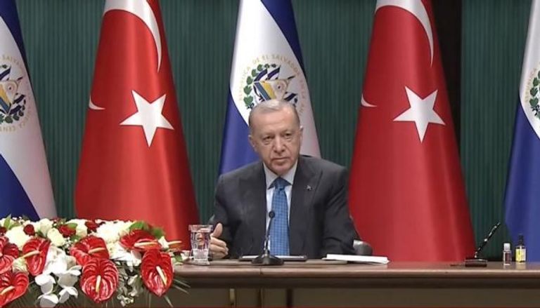 أردوغان خلال المؤتمر الصحفي مع نظيره السلفادوري
