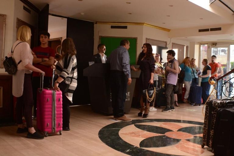 من كواليس فيلم تماسيح النيل