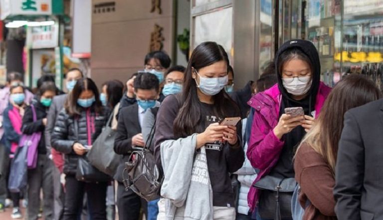 اختبار فيروس كورونا في هونج كونج- أرشيفية