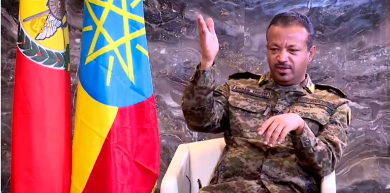 الجنرال أباباو تاديسي نائب رئيس أركان الجيش الإثيوبي