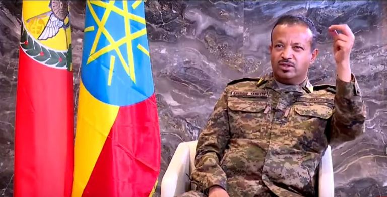 الجنرال أباباو تاديسي نائب رئيس أركان الجيش الإثيوبي